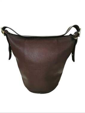 Vintage Coach Leather Bucket Bag Brown G6D-9085